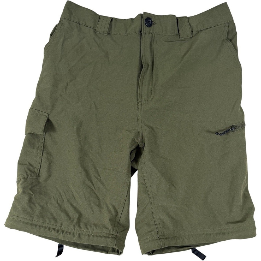 Magellan Outdoors Fish Gear Cargo Shorts Men's XL Olive Green Fishing Utility